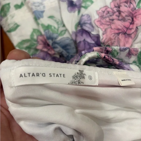 Altard State Multicolor Floral Midi Dress S - Picture 6 of 6